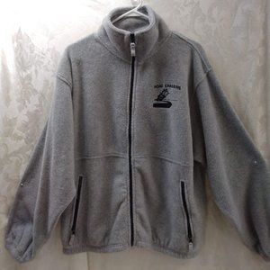 Size L Sierra Pacific Outdoors Men's Gray Zip up Fleece Sweater